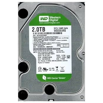 WD Green 2TB HDD デスクトップ用 Amazon | WD20EARS Western Digital HDD 2TB Sata3.0 Caviar